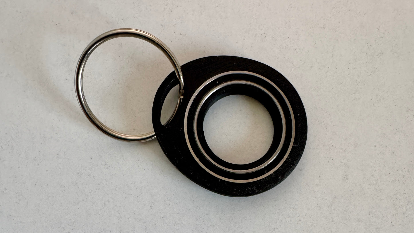 Ringk – Drehbarer Fidget Schlüsselanhänger mit Kugellager | Fidget-Gadget