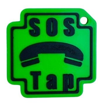 SOS Tap - NFC Schlüsselanhänger Notfallkontakt