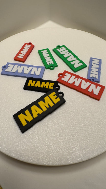 Personalisierter Namens-Schlüsselanhänger im 2er-Set