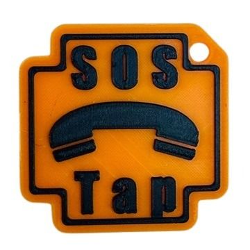 SOS Tap - NFC Schlüsselanhänger Notfallkontakt