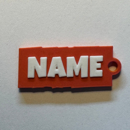 Personalisierter Namens-Schlüsselanhänger im 2er-Set